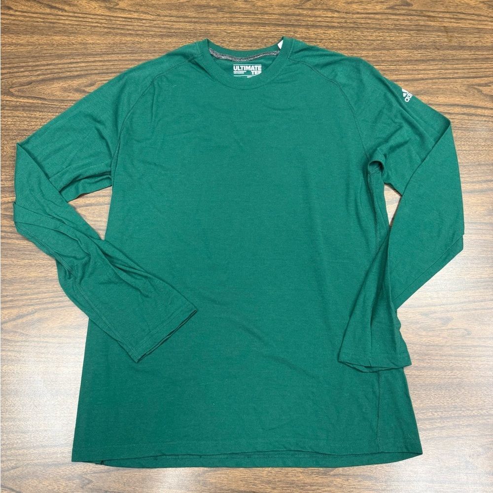 Adidas Red and Green Ultimate Tee lot of 2 Shirts Mens Size Large - Picture 4 of 10
